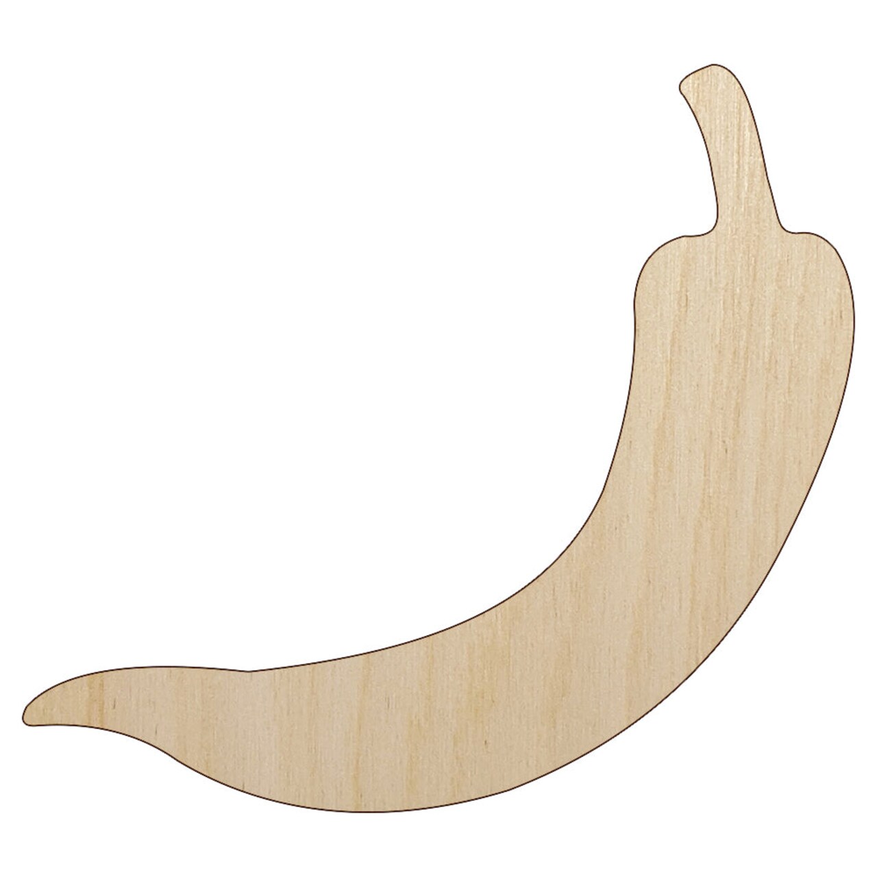 Chili Pepper Southwestern Unfinished Wood Shape Piece Cutout for DIY Craft Projects